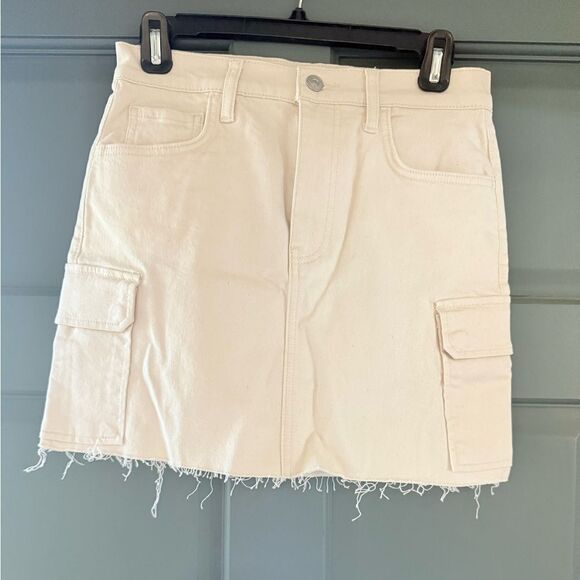 Hudson Jeans Dresses & Skirts - Hudson Jeans Ecru Cargo Skirt